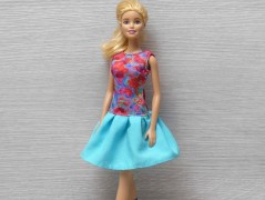 Autorská látka Elen modrozelená