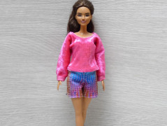 Autorská látka Elen modrozelená