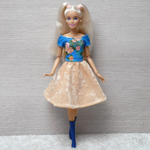 Sukýnka a blůzička pro Barbie oblečky pro panenku tričko pro barbie sukně pro panenku sukýnka pro barbie 