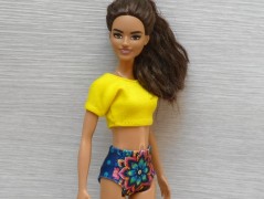 Autorská látka Elen modrozelená