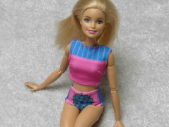 Autorská látka Elen modrozelená