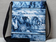 Autorská látka Elen modrozelená