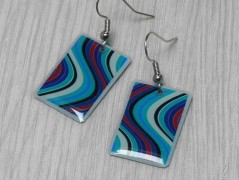 Autorská látka Elen modrozelená