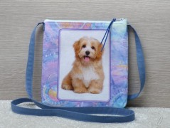 Autorská látka Elen modrozelená