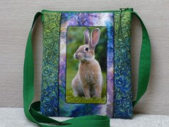 Autorská látka Elen modrozelená