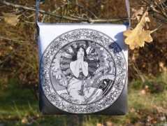 Autorská látka Elen modrozelená