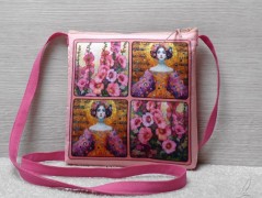 Autorská látka Elen modrozelená