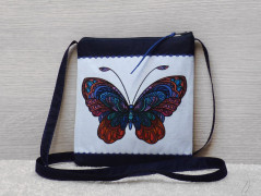 Autorská látka Elen modrozelená