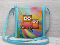 Autorská látka Elen modrozelená