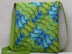 Autorská látka Elen modrozelená