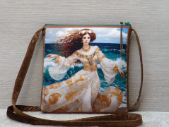 Autorská látka Elen modrozelená