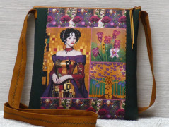 Autorská látka Elen modrozelená