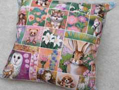 Autorská látka Elen modrozelená