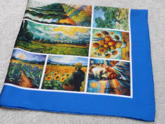 Autorská látka Elen modrozelená