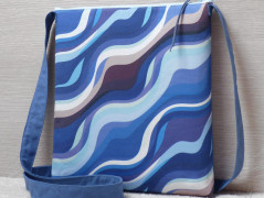 Autorská látka Elen modrozelená