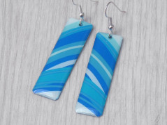 Autorská látka Elen modrozelená