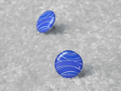 Autorská látka Elen modrozelená