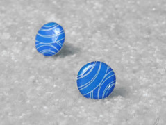 Autorská látka Elen modrozelená