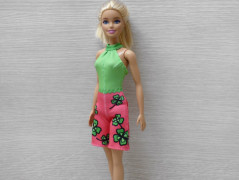 Autorská látka Elen modrozelená