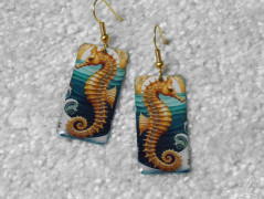 Autorská látka Elen modrozelená