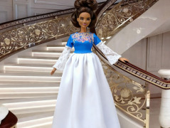 Autorská látka Elen modrozelená