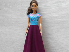 Autorská látka Elen modrozelená