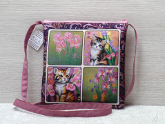 Autorská látka Elen modrozelená