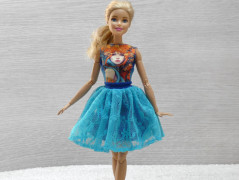 Autorská látka Elen modrozelená