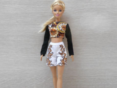 Autorská látka Elen modrozelená