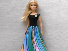 Autorská látka Elen modrozelená