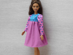 Autorská látka Elen modrozelená