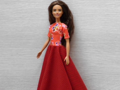 Autorská látka Elen modrozelená