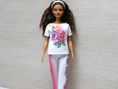 Autorská látka Elen modrozelená