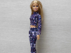 Autorská látka Elen modrozelená