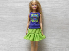 Autorská látka Elen modrozelená