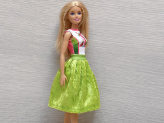 Autorská látka Elen modrozelená