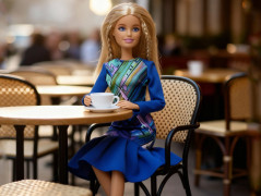 Autorská látka Elen modrozelená