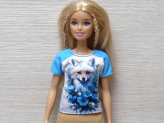 Autorská látka Elen modrozelená