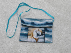 Autorská látka Elen modrozelená