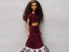 Autorská látka Elen modrozelená