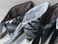 Černobílá crossbody kabelka- Ingrid