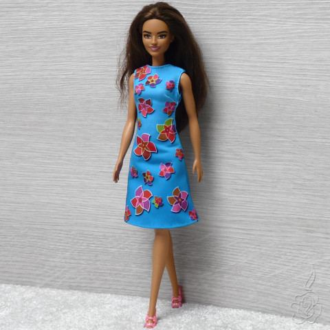 Barevné koktejlky pro Barbie oblečky pro barbie šatičky pro barbie oblečky pro panenku šaty pro barbie oblečky pro sběratele 