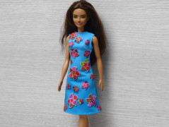 Dlouhé šaty pro Barbie