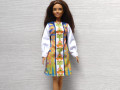 Barevné šaty pro Barbie - Folklor