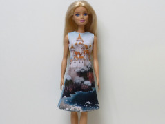 Dlouhé šaty pro Barbie