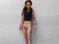 Dlouhé šaty pro Barbie