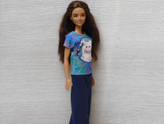Dlouhé šaty pro Barbie