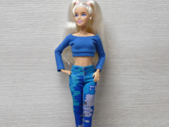 Dlouhé šaty pro Barbie