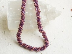 Náramek - zlato hnědý - duhový