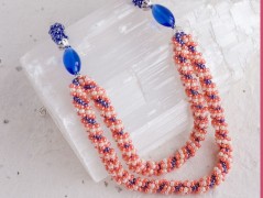 Náramek - zlato hnědý - duhový